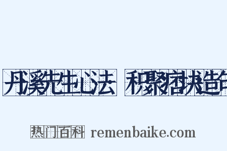 丹溪先生心法·积聚痞块造句是什么意思的图片